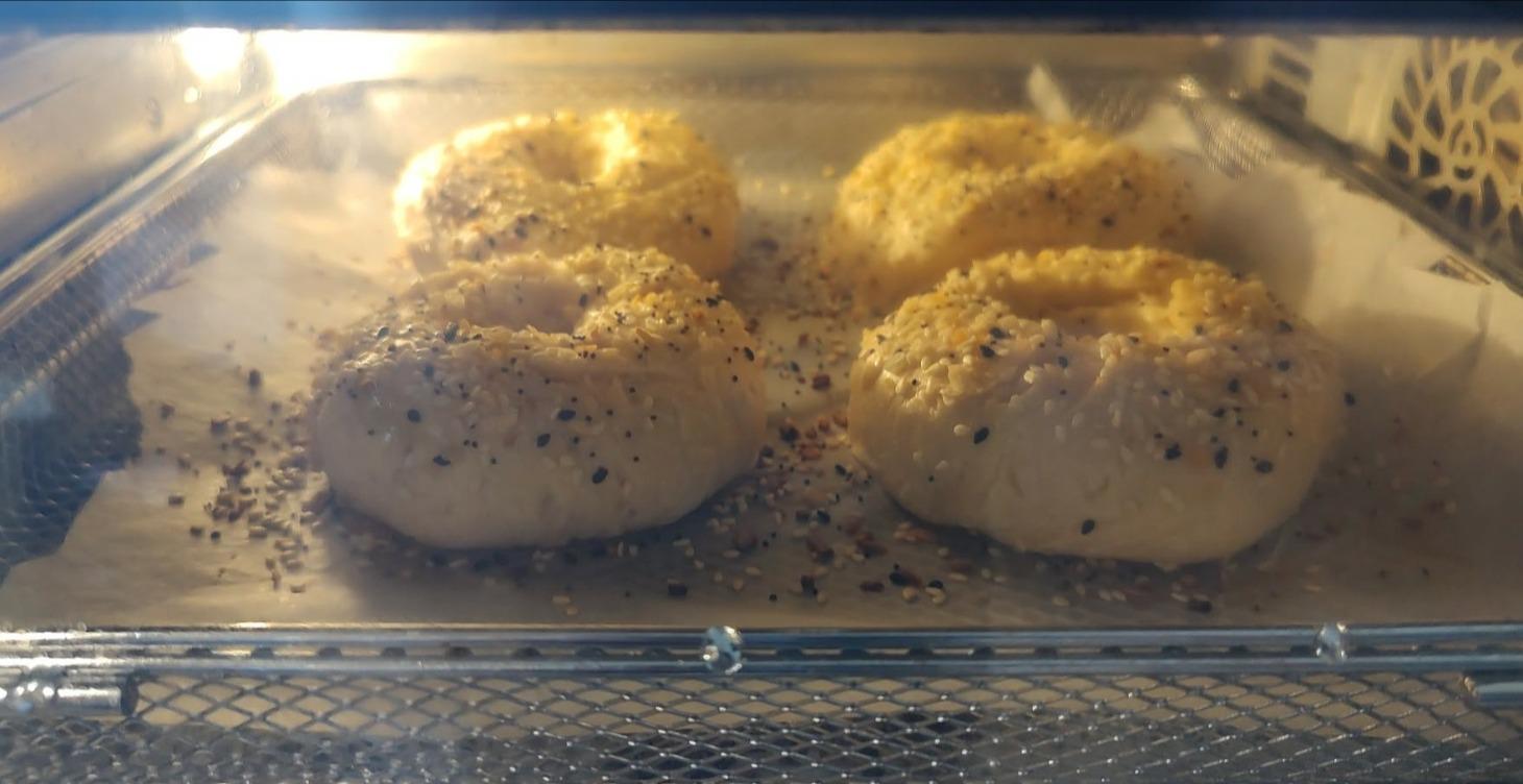 High Protein 2 Ingredient bagels