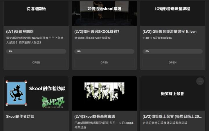 中文區Skool創作者訪談專區