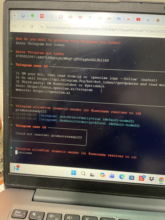 Setup issue 