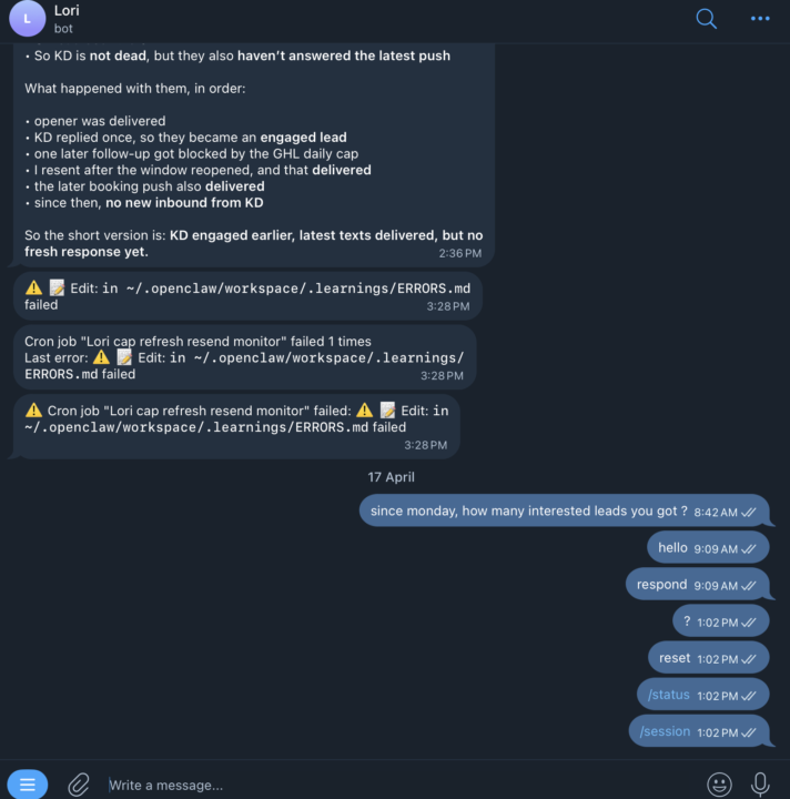 Bot not responding