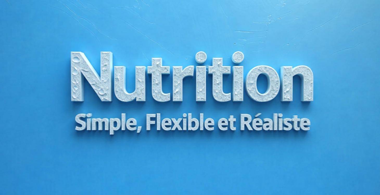 Nutrition — Simple, Flexible et Réaliste