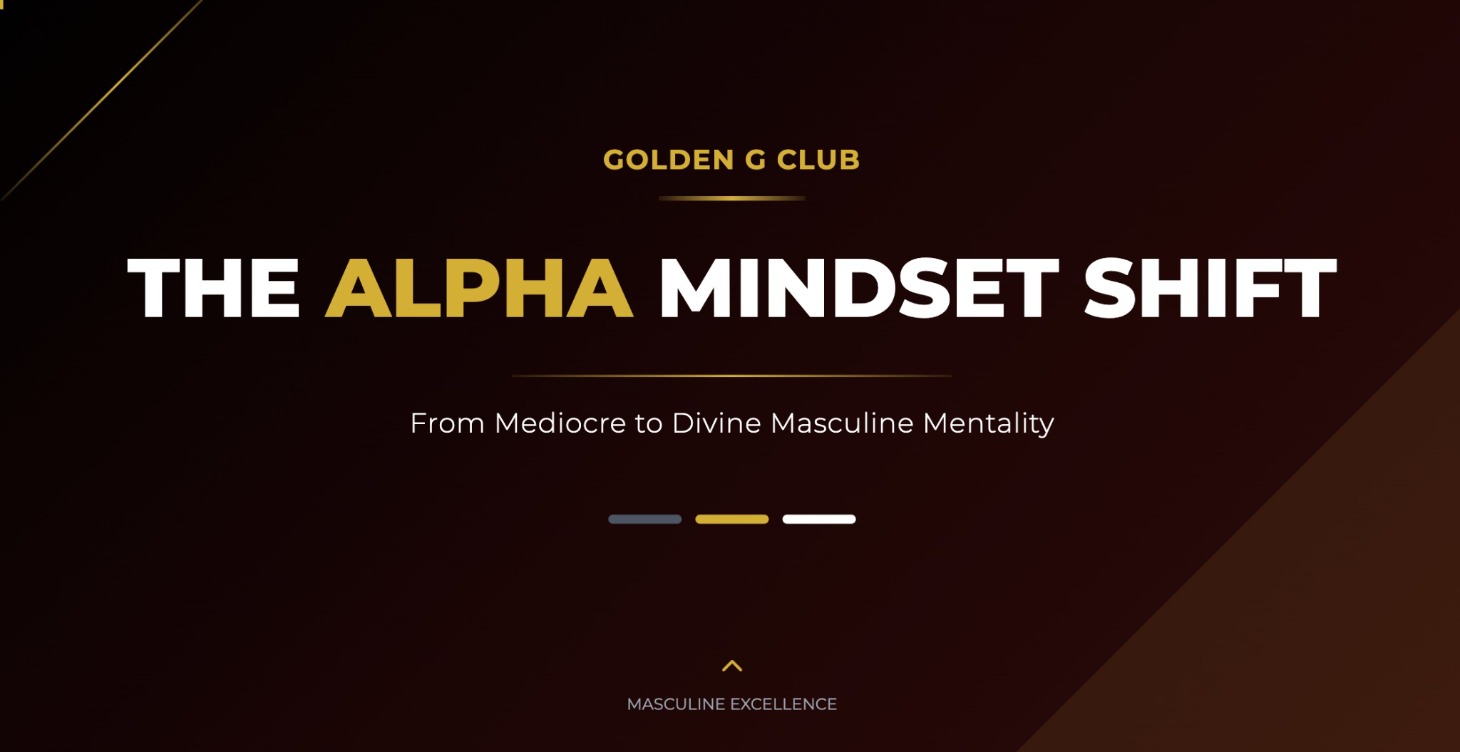 Lesson 1: From Average Joe To Divine Mentality