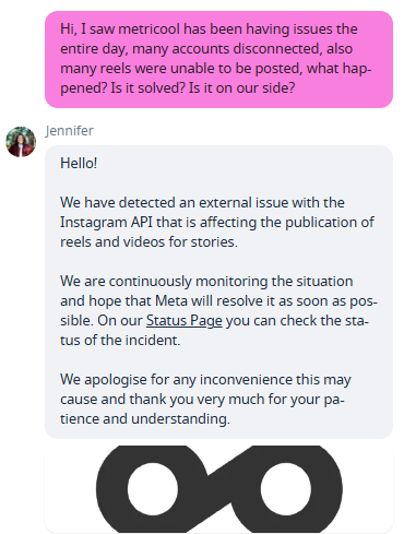 Problemas con API de Meta