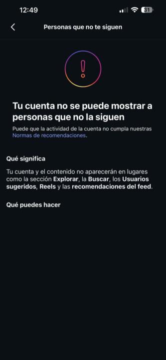 Problema con IG