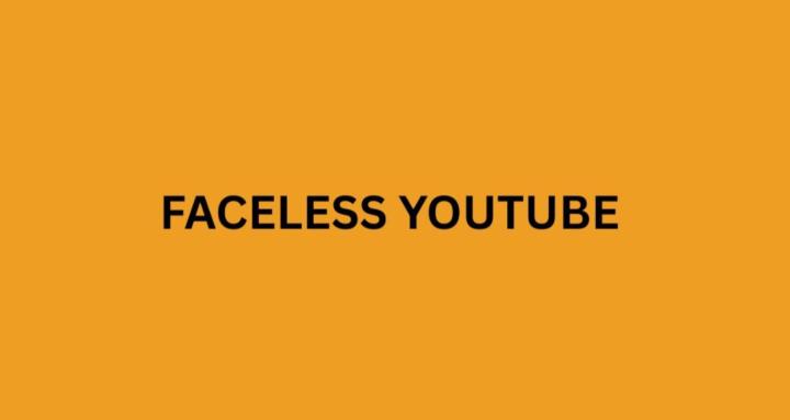 Faceless YouTube