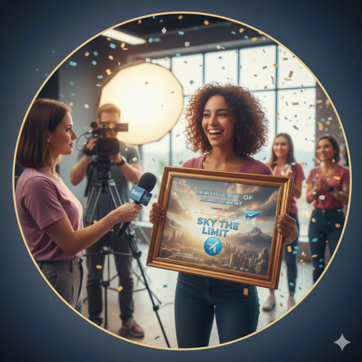 ✈️ 🔵 Das Positive 🧡 an der Sky is the Limit Challenge von Gerald Gerlich 