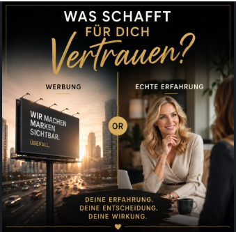 ✨ Wenn Konzerne werben, ist es normal. Warum wird es kritisch, sobald Menschen empfehlen? Spannende Frage, oder?