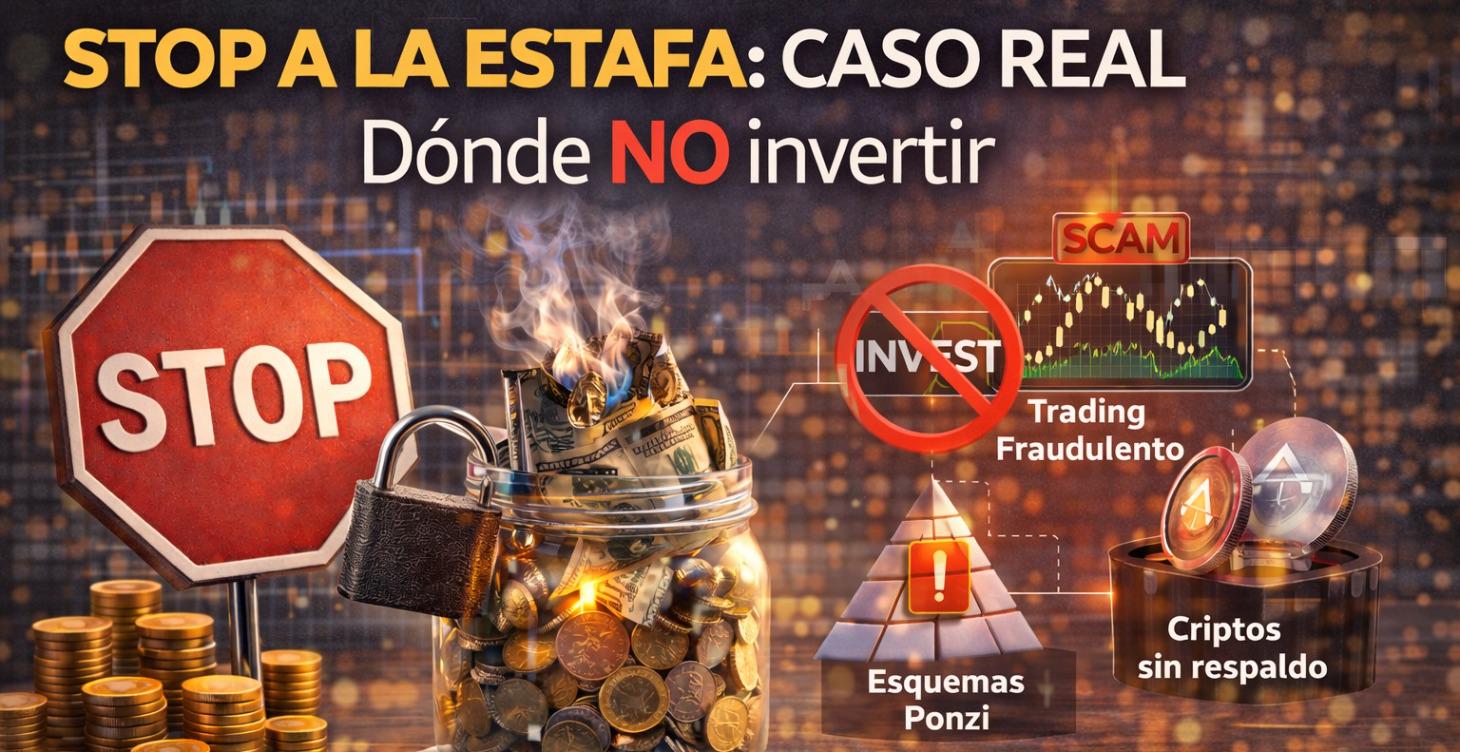 Stop a la estafa: caso real — Dónde NO invertir