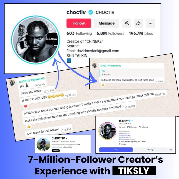 How We Helped TikTok Star Choctiv Get His Shops Back Online! 🖥️ 