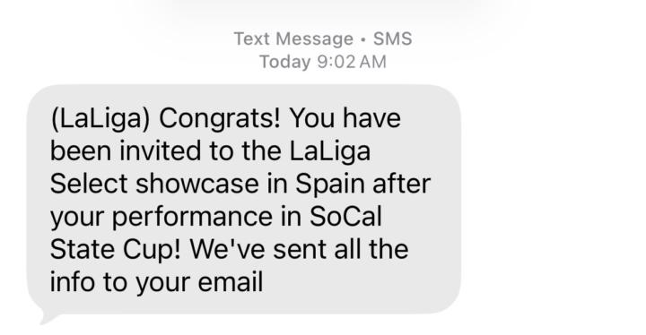 AJ is making moves and heading to La Liga Showcase Selection! 🇪🇸⚽️🎉 Big dreams, bigger goals—Spain, get ready! 🔥💪🇪🇸⚽️🎉