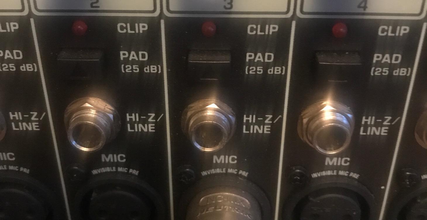 Microphone leveling