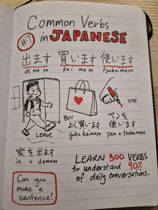 More common Japanese verbs 🇯🇵✍️