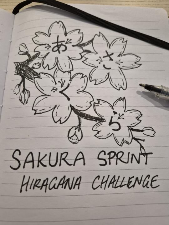 Hiragana Challenge, the Sakura Sprint!