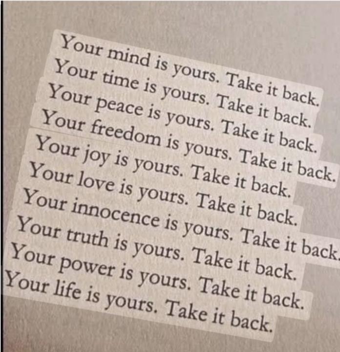 Taking Your Power Back: Reclaiming Yourself from Addiction and Mental Health