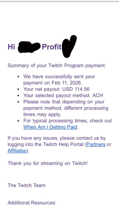 TWITCH PAYOUT JUST HIT 💸