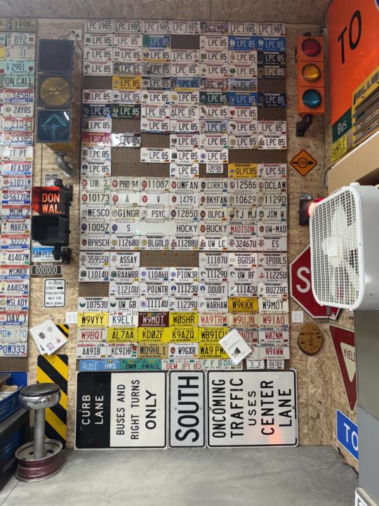 How do you display your plates?