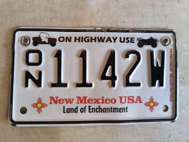 New Mexico On Highway use permit 