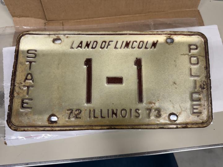 Mail Call - Anyone else collect State Patrol plates?