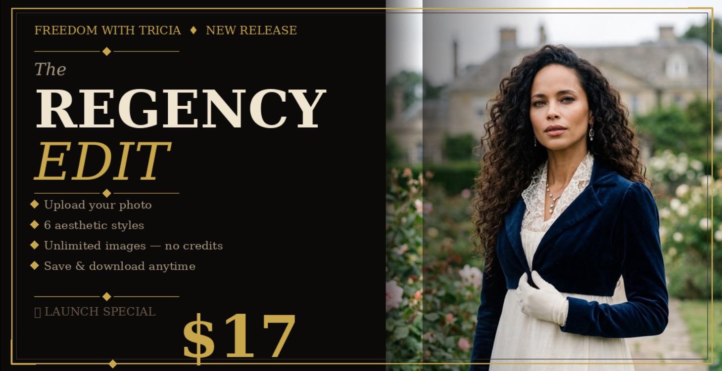 THE REGENCY EDIT - AI Image Generator