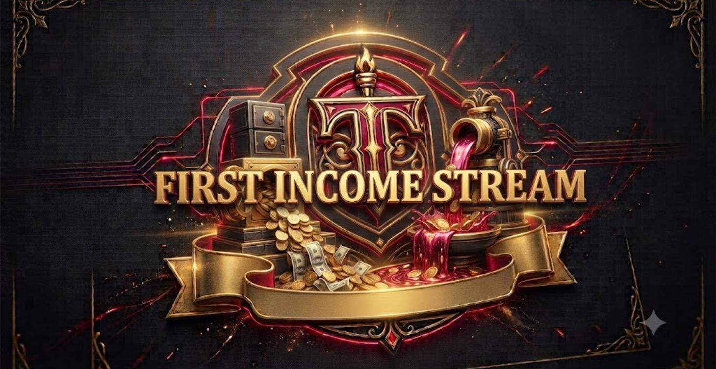 SET UP YOUR FIRST INCOME STREAM