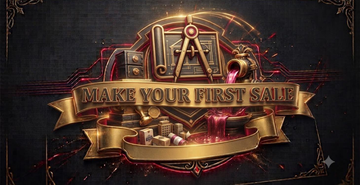 MAKE YOUR FIRST SALE