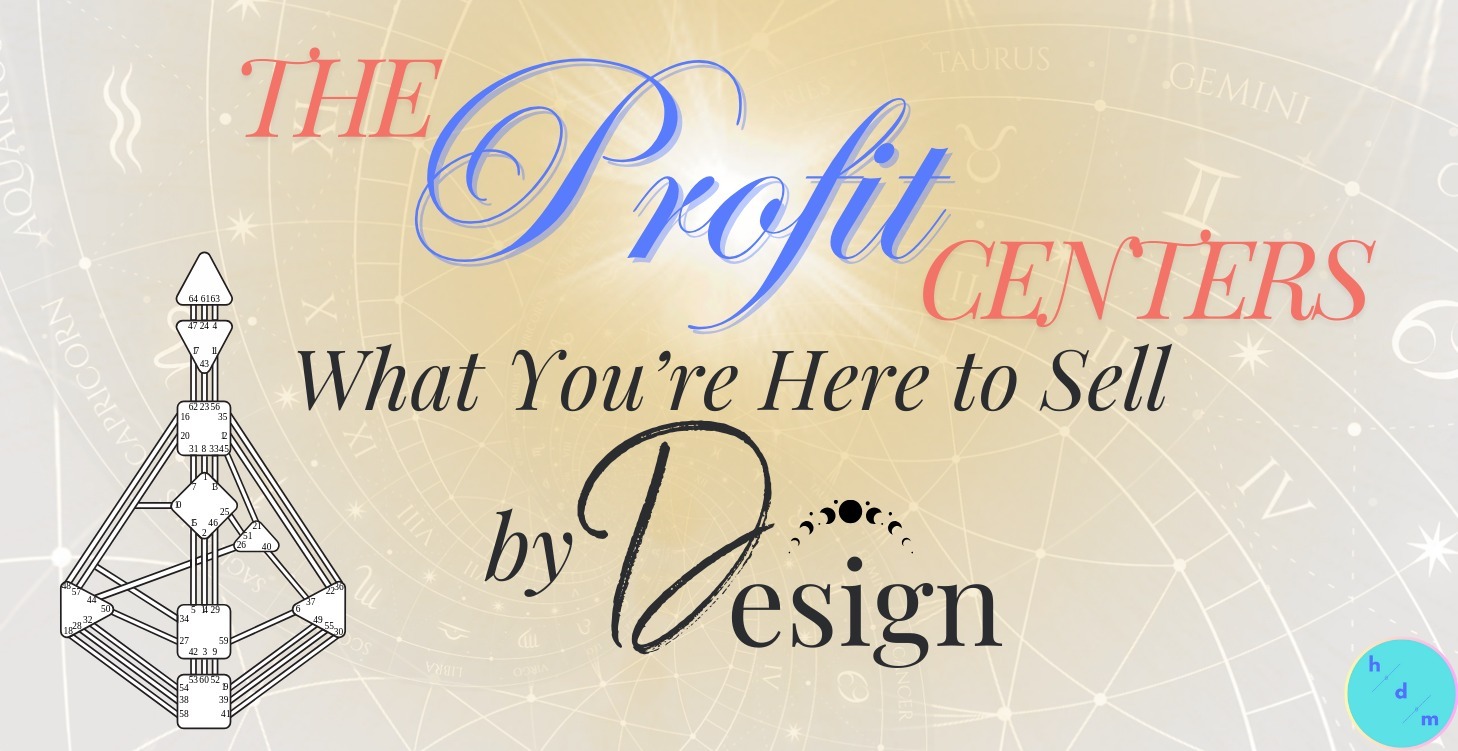 The Profit Centers: What You're Here to Sell