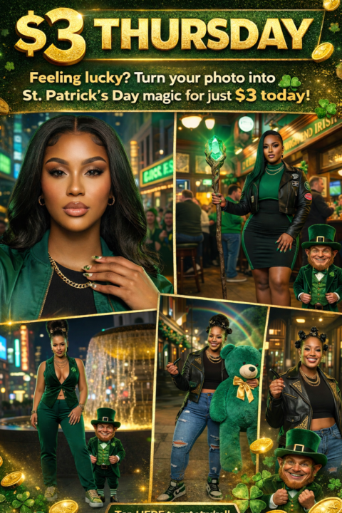 🍀 $3 THURSDAY SPECIAL 🍀