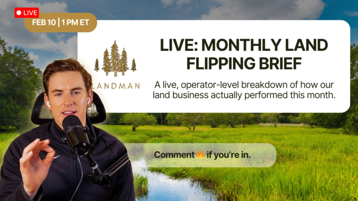 Land Flipping Monthly Brief: Inside the Real Data 🚀