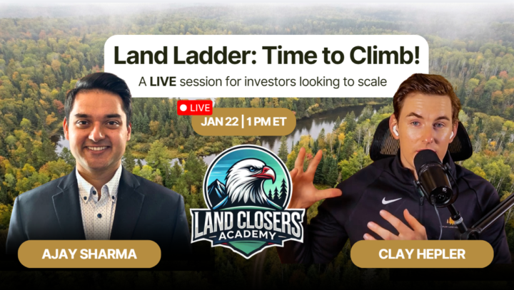 🚀 TODAY 1 PM ET: Live Breakdown of “The Land Ladder”