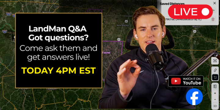 🚨 LIVE LandMan Q&A – TODAY at 4 PM! 🚨
