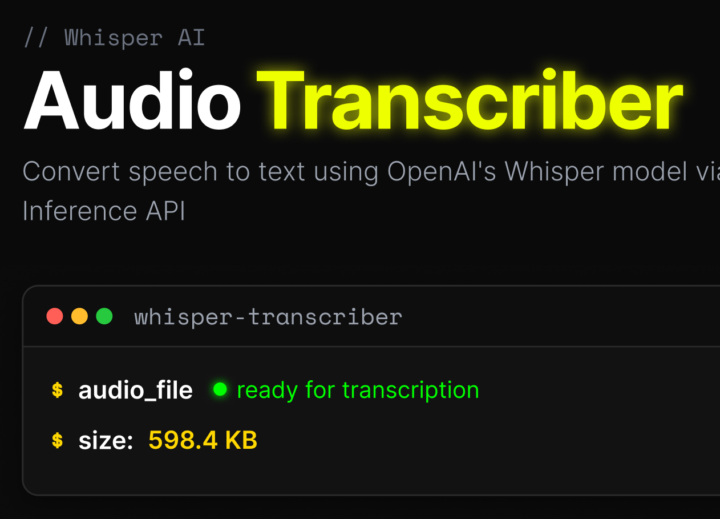 New Classroom Dropped: Showing you how I am builting an AI Powered Audio Transcriber App