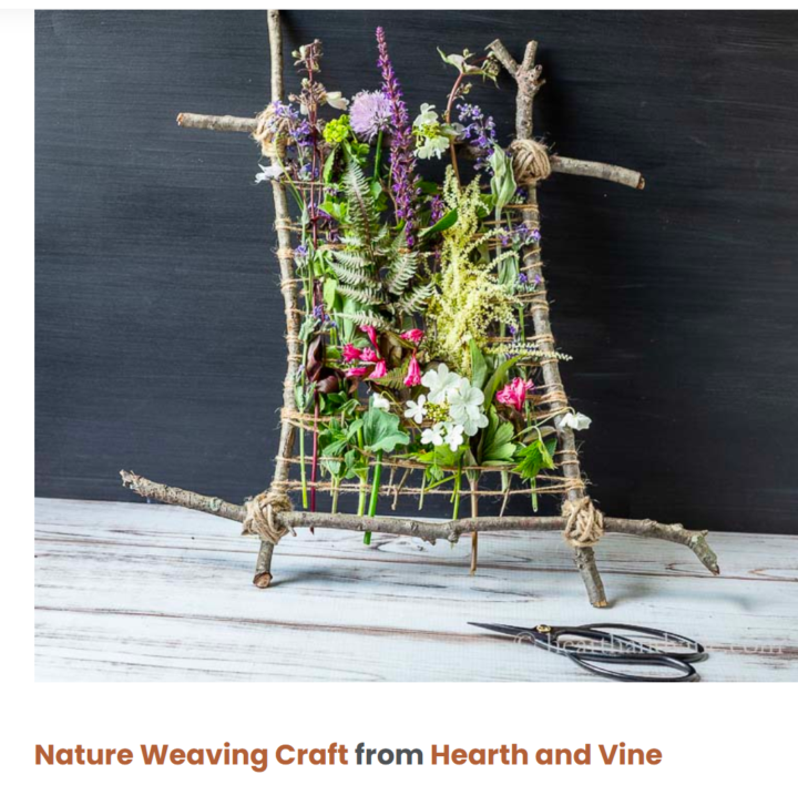 Nature Weaving - 24 Nature Weaving Projects to Try
