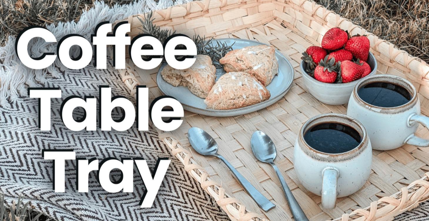 Coffee Table Tray Basket