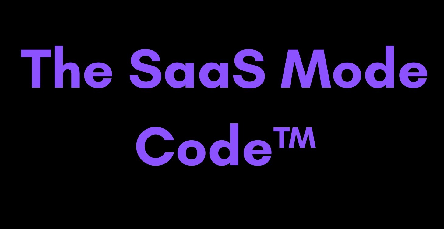 The SaaS Mode Code Playbook