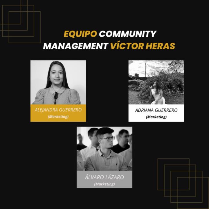 Equipo Community Management Víctor Heras