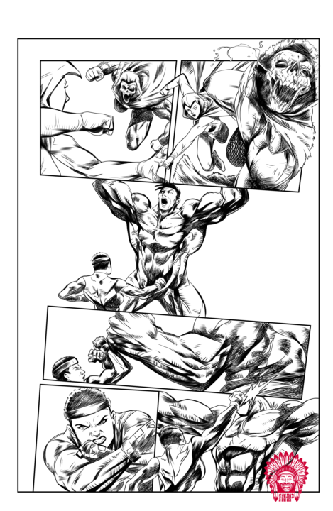 Inking comics with Advent Comics 