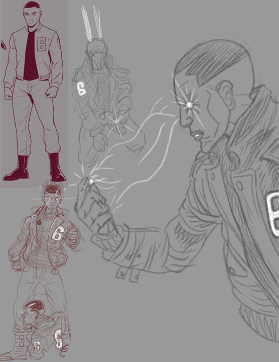 sketching characters