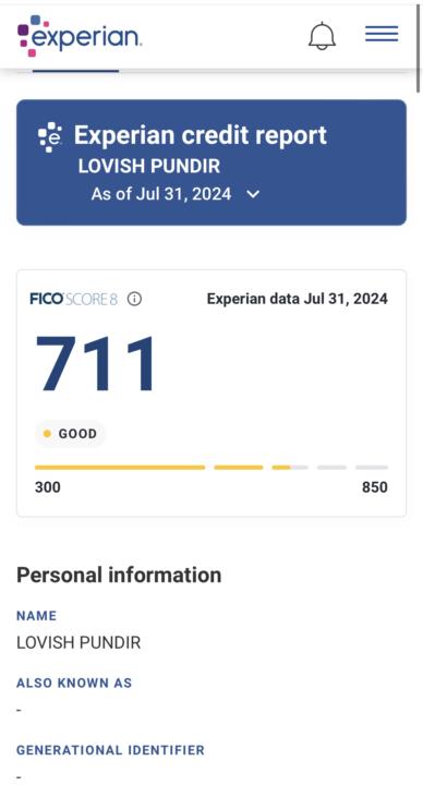 Credit score climbing up ⬆️