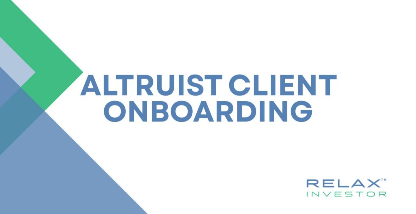 Altruist Client Onboarding