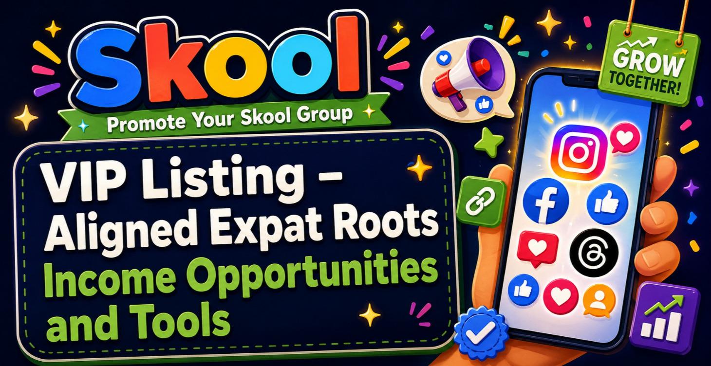 VIP Listing - Aligned Expat Roots Online Business