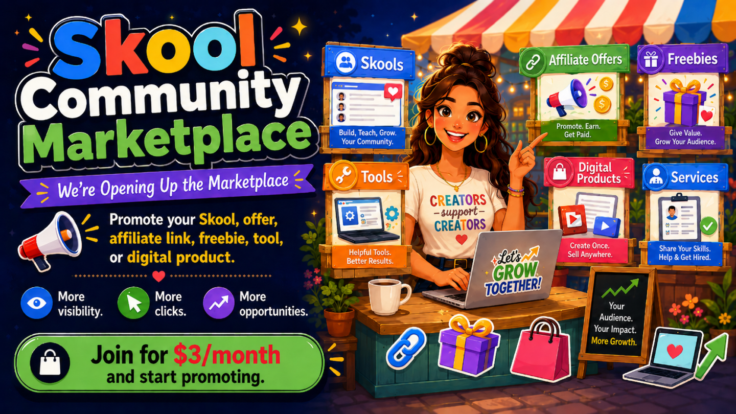 Skool Community Marketplace