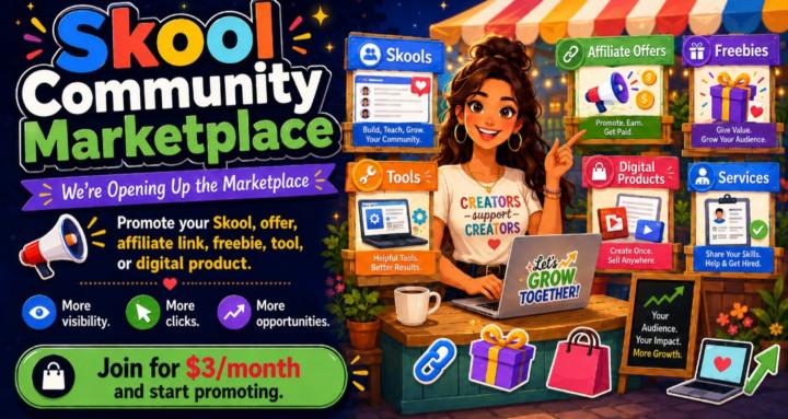 Skool Community Marketplace
