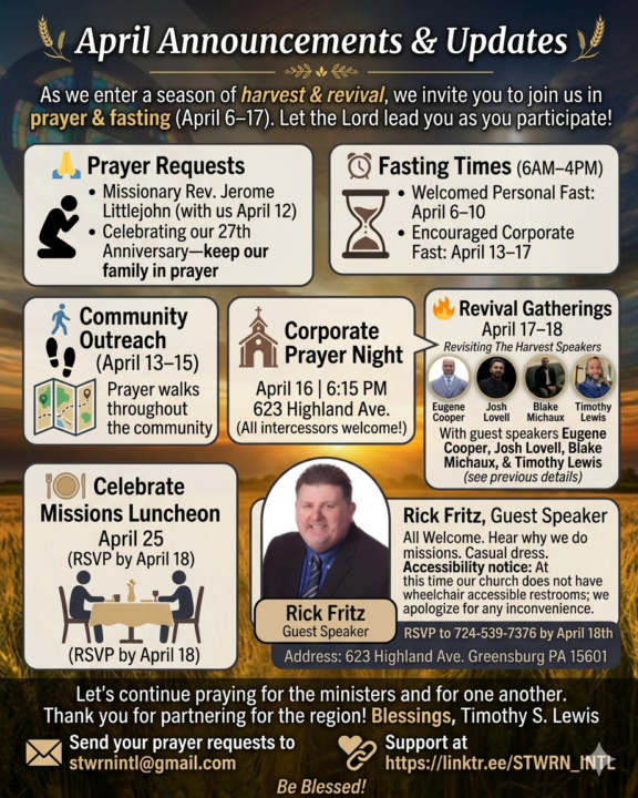 April Regional Updates