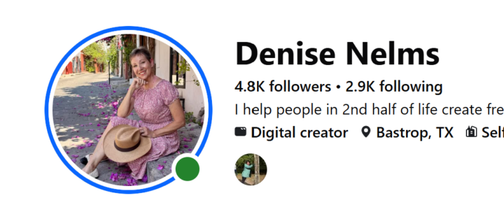 Another Member does a video on Facebook - Please support Denise Nelm's newest "Walk & Talk" Video! 