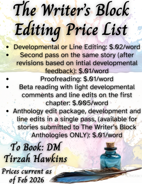 ✍️ New Professional Editing Services & Rates ✍️