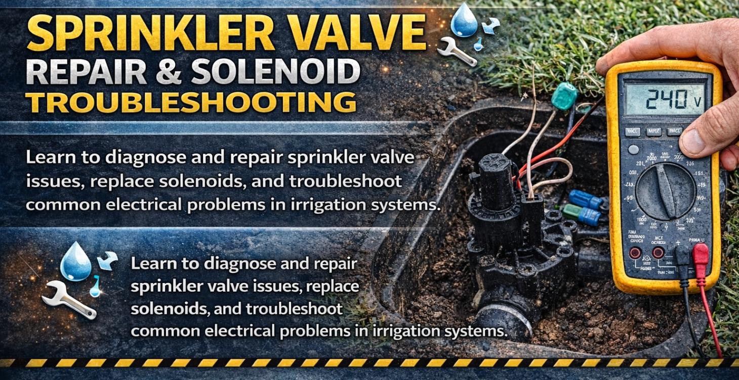 Sprinkler Valve Repair & Solenoid Troubleshooting