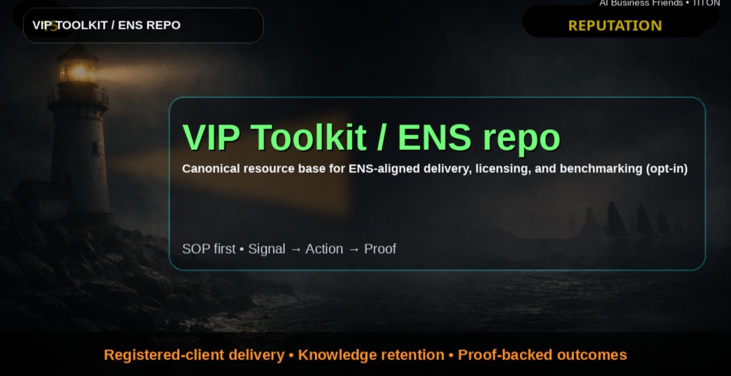 VIP Toolkit / ENS repo