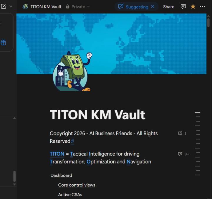 🧠TITON KM Repository Announcement 