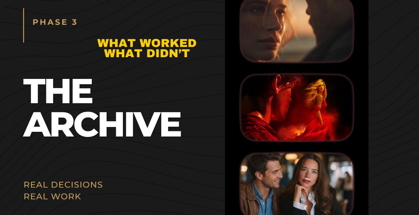 Phase 3 - The Archive - Case Studies - Real Work