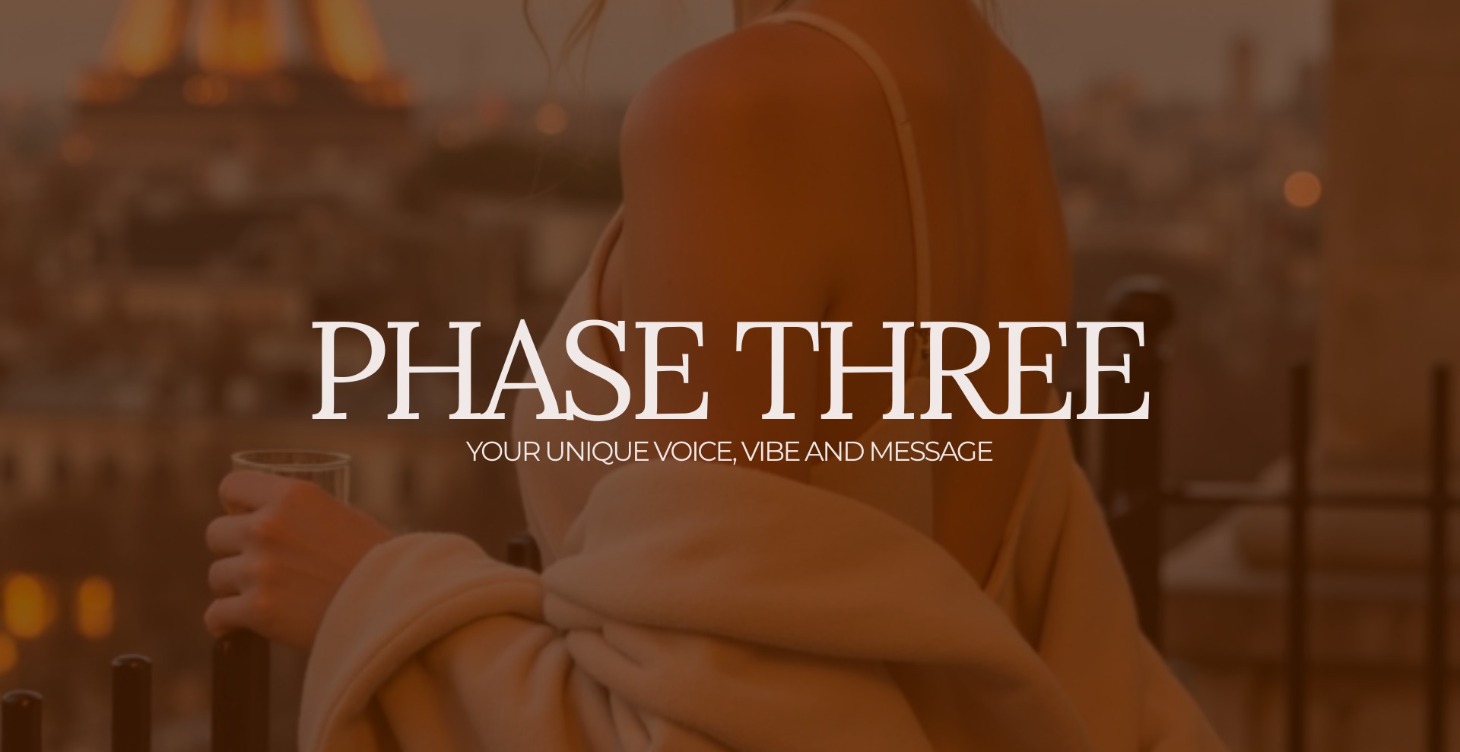 Voice, Vibe & Message